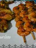 Ayam dan udang bakar madu