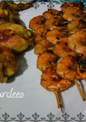 Foto resep Ayam dan udang bakar madu