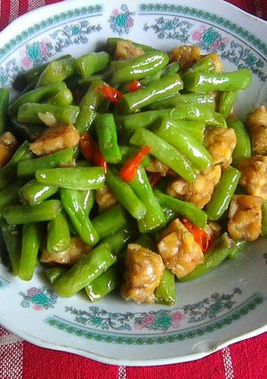 Foto resep Tumis buncis dg tempe