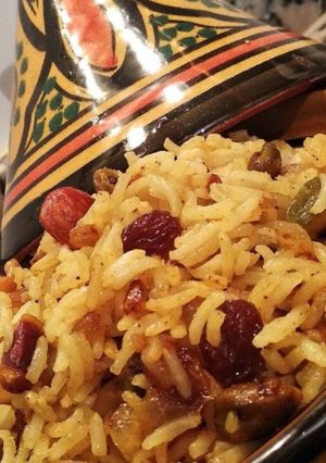 Una foto de Arroz basmati al estilo árabe