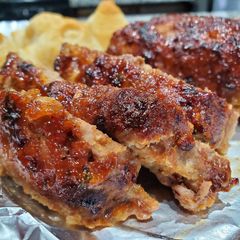 A picture of Air fryer meatloaf.