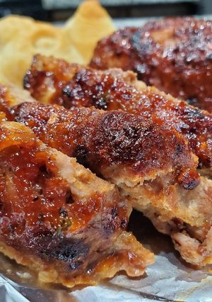 A picture of Air fryer meatloaf.