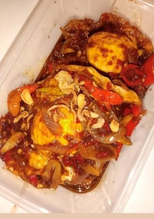 Foto resep Telur ceplok asam manis