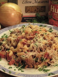 A picture of Mom's Macaroni.