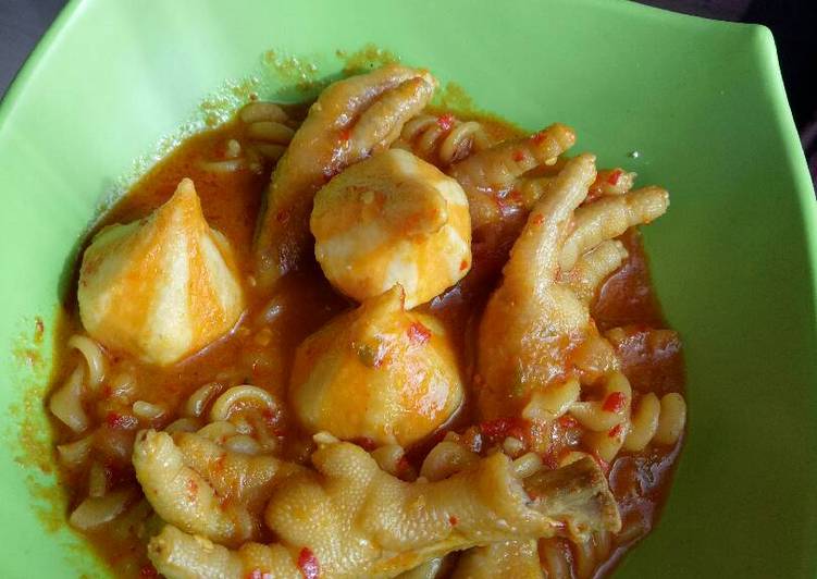 Seblak ceker jeletet