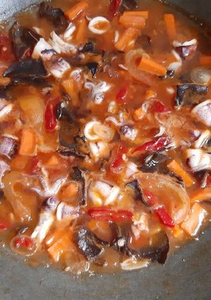 Foto resep Cumi Asam Manis