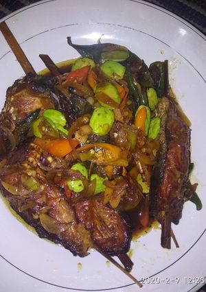 Foto resep Ikan pari asap kecap (cucut)