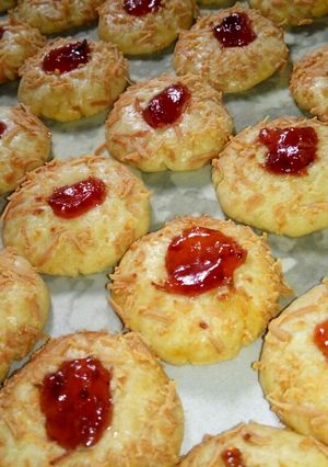 Foto resep Stroberry thumprint cookies