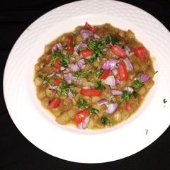 A picture of Matar chhole.