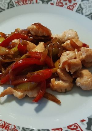 Foto principal de Pechuga de pavo a la soja y picante