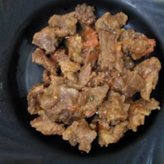 A picture of Wet fry beef.