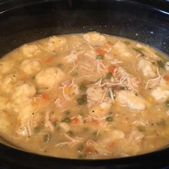 A picture of Chicken and Dumpling Soup.