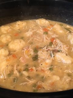 A picture of Chicken and Dumpling Soup.