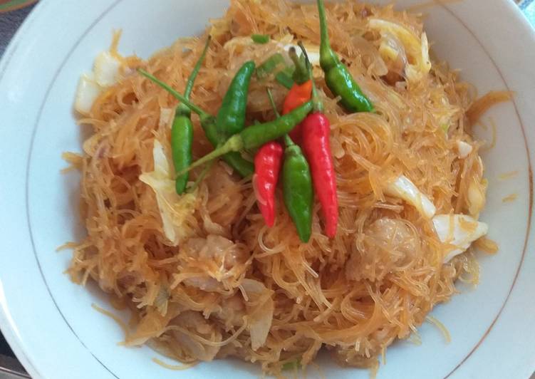 Bihun Goreng Bakso Simpel