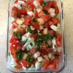 A picture of The best pico de gallo.