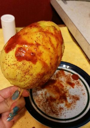 Una foto de Mango enchilado