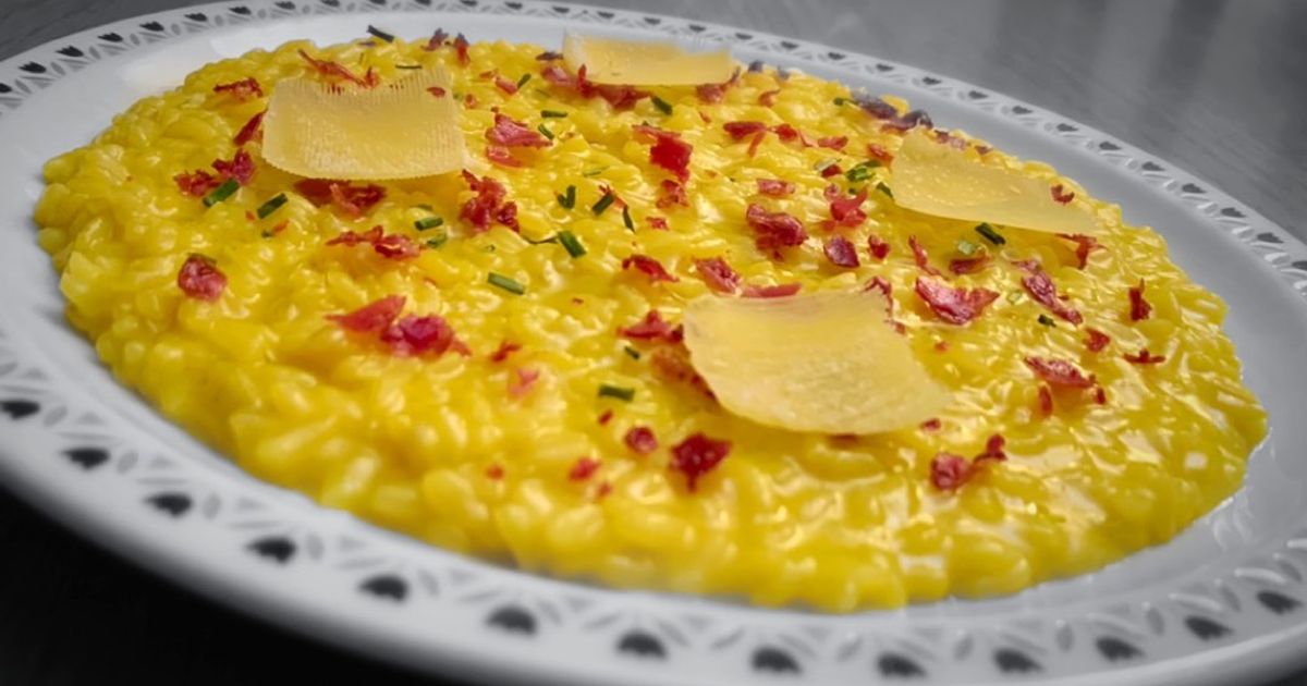 Ricetta Risotto Allo Zafferano E Bagoss Con Capocollo Croccante 🧀🥓 di ...