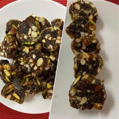 A picture of Dates Burfi.
