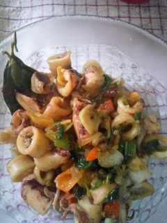 Foto resep Cumi asin pete pedas