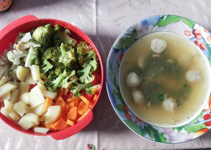 Resep Sop Bakso Sayur Sehat Oleh Marlian Palese Cookpad