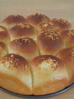 Foto resep Roti pisang keju super soft bread maker philips