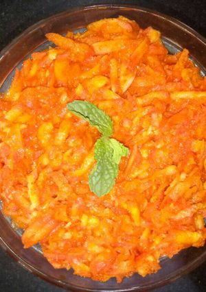 A picture of Carrot Garlic Chutney.