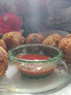 A picture of Corn Cheese Balls.