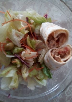 Una foto de Rollos de pollo