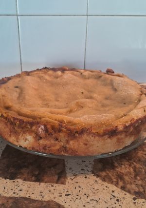 Una foto de Torta de acelga y tomates🍅🍅🥬