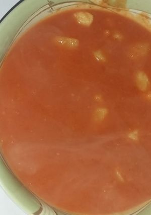 A picture of Red potato curry.