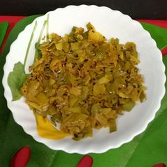 Aloo Potoler Khosar(peels) chorchori A picture of Aloo Potoler Khosar(peels) chorchori.