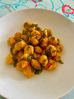 Una foto de Gnocchi de boniato