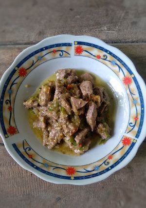 Foto resep Oseng Daging Cabai Ijo