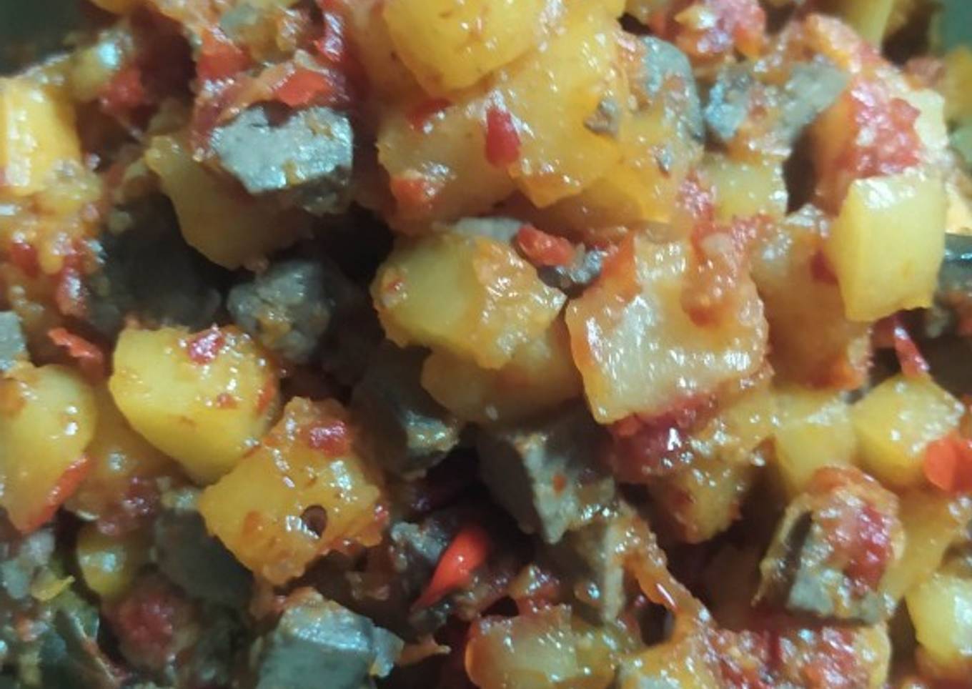Sambel Goreng Kentang & Ati Sapi