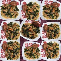 A picture of Simple moringa noodle.