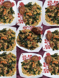 A picture of Simple moringa noodle.