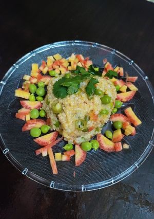 A picture of Veg Dalia Upma.