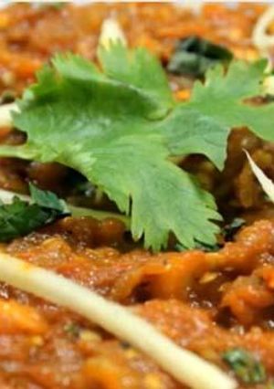 A picture of Baingan Bharta.