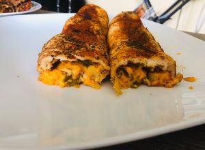 O poză a rețetei Piept de pui cu cheddar.