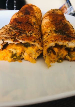 O poză a rețetei Piept de pui cu cheddar.