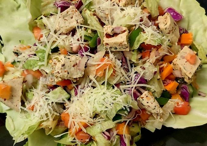 Masala Paneer with Salad