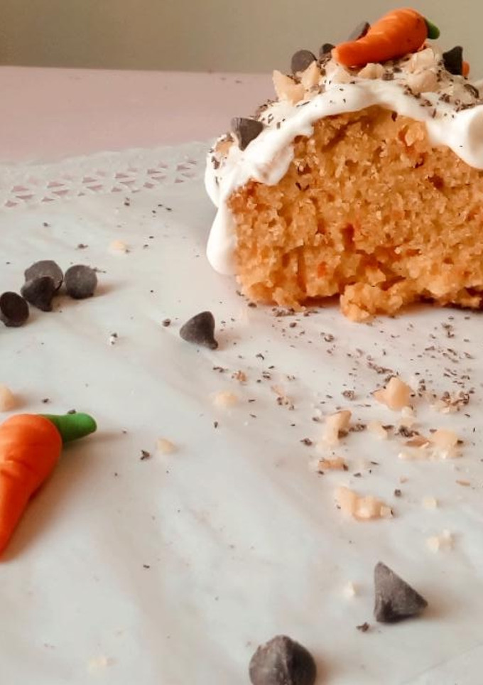 Una foto de Budín de zanahoria y carrot cupcake