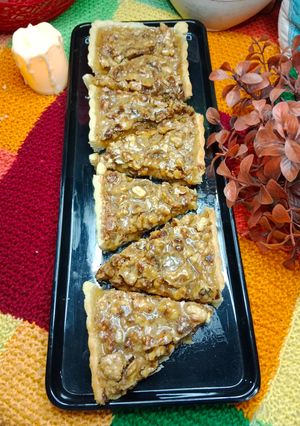 A picture of Walnut Tart.