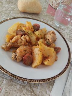 Una foto de Asado de pollo en olla express 😍