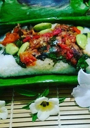 Foto resep Nasi Bakar Cumi Pedas