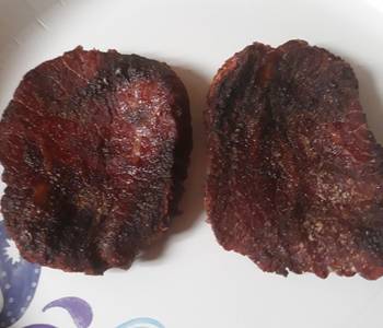 Easy Making Recipe HP Sauce Beef Jerky Delicious and Healthy