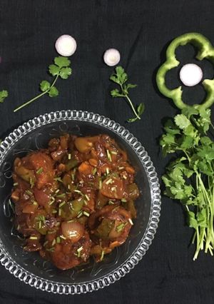 A picture of Spicy Potato Manchurian.