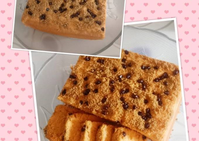 Bagaimana Menyiapkan Cake green tea ubi madu, Enak Banget