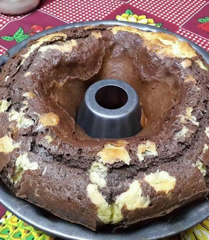 Una foto de Torta marmolada