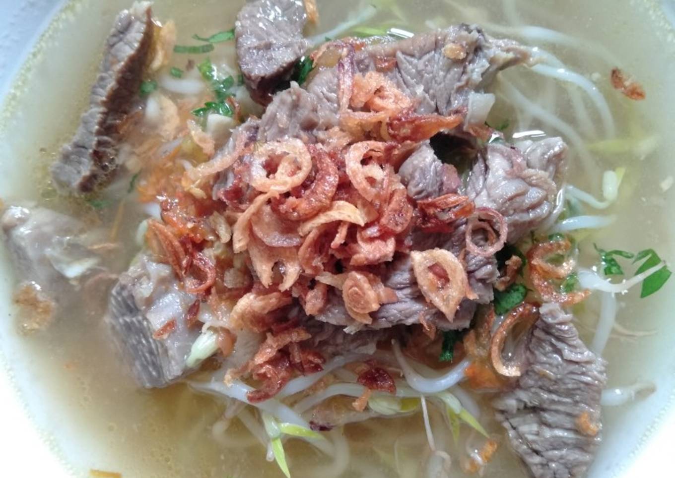 Cara Gampang Membuat Soto Bening Seger Daging Sapi, Menggugah Selera